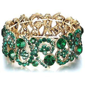 NWT Sparkling Bling Swarovski Crystal Rhinestone Bracelet + FREE Gift!